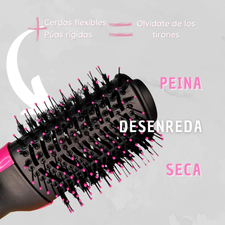 💖✨ Cepillo 3 en 1™️ – ¡Peina, Seca y Alisa en Minutos! 💇‍♀️💨
