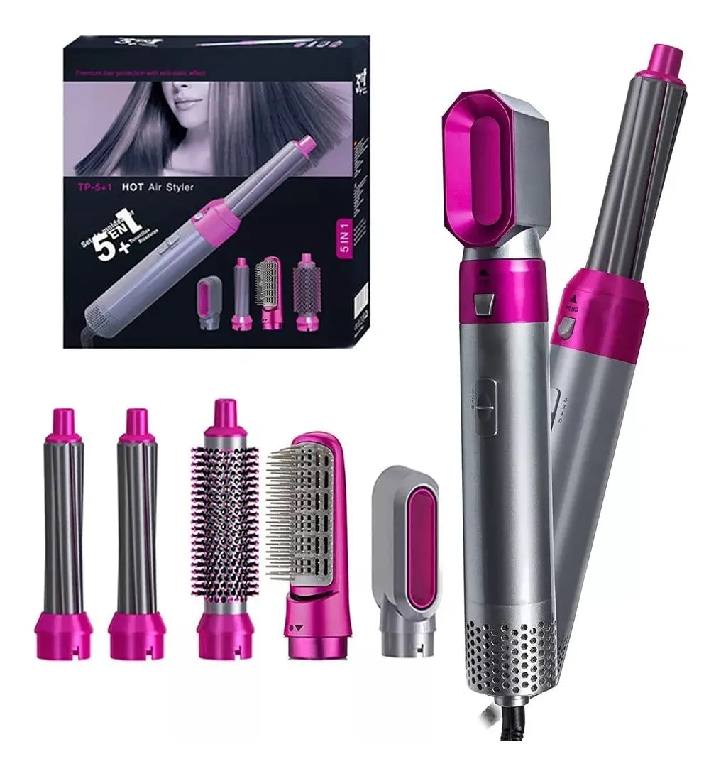 ✨ AirBrush™ MultiStyler 5 en 1 – ¡Transforma tu look en minutos! 💁‍♀️💨